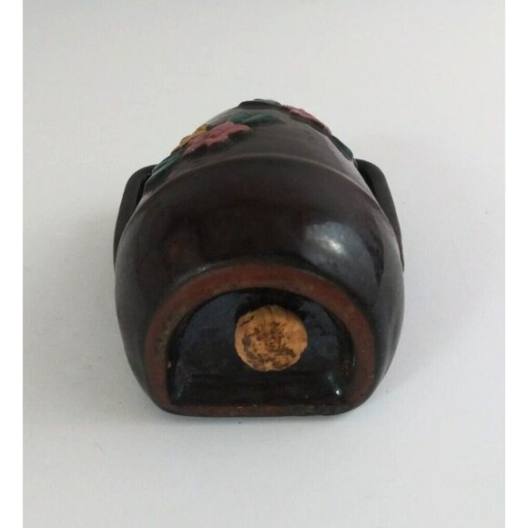 Vintage Thames Redware Pitcher Sugar Shaped Floral 4" Salt & Pepper Shakers - Picture 14 of 14